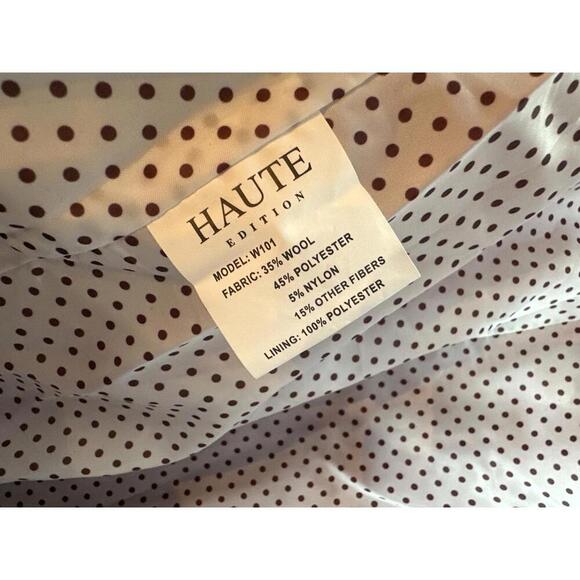 New - Haute Edition Red Women's Wool Blend Coat Size Small - Picture 4 of 5